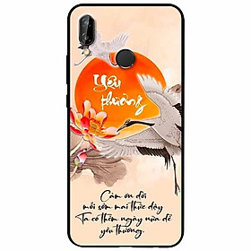 Ốp lưng in cho Huawei Nova 3e Mẫu Yêu Thương