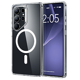 Ốp lưng trong suốt sạc từ tính cho Samsung Galaxy S25 Ultra/ S25 Plus, ESR HaloLock Classic Hybrid Case_ Hàng chính hãng