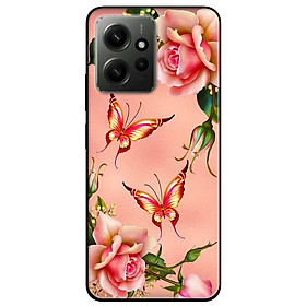 Ốp lưng dành cho Redmi Note 12 - Redmi Note 12 Pro 4G - Redmi Note 12 Pro 5G - Hoa Hồng (2) - Hàng Chính Hãng