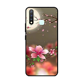 Ốp Lưng in cho Vivo Vivo Y19 /U3 /Y5s /U20 Mẫu Ánh Trăng Hoa Đào - Hàng Chính Hãng