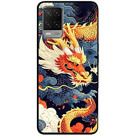 Ốp lưng cho Oppo A54 - A55 - A55s - Oppo A56 5G - Oppo A18 - A38 - A58 - Rồng Xanh Cam - Hàng Chính Hãng
