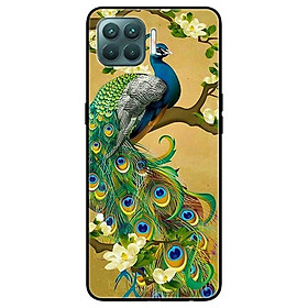 Ốp lưng dành cho Oppo A93 - F17 Pro mẫu Công Xanh Hoa Trắng