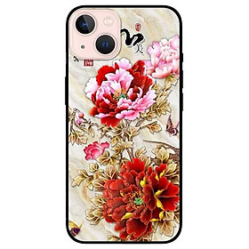 Ốp lưng dành cho Iphone 13 Mini - Iphone 13 - Iphone 13 Pro - Iphone 13 Pro Max - Mẫu Đơn Đỏ Hồng