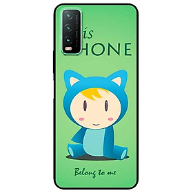 Ốp lưng dành cho Vivo Y20 - Y20s - Y12s mẫu Mèo Xanh