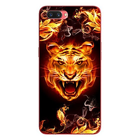Ốp lưng in cho Oppo Realme C1 mẫu Hổ Lửa 1 - Hàng chính hãng