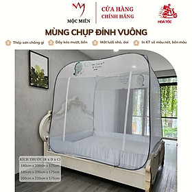 Màn Chụp Đỉnh Vuông Cao Cấp Mộc Miên ( Hình thật )