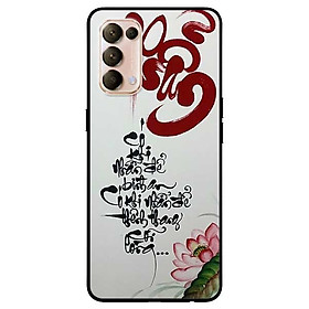 Ốp lưng dành cho Oppo Reno 5 mẫu Thư Pháp NHẪN