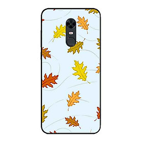 Ốp Lưng in cho Xiaomi Redmi 5 Plus Mẫu Lá Mùa Thu - Hàng Chính Hãng