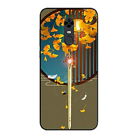 Ốp Lưng in cho Xiaomi Redmi 5 Plus Mẫu NỀN Kiếm Hoa - Hàng Chính Hãng