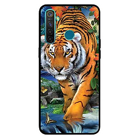 Ốp Lưng in cho Realme 5 Pro / Realme Q Mẫu Nền Hổ Mẫu 1 - Hàng Chính Hãng
