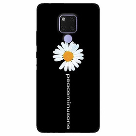 Ốp lưng in cho Huawei Mate 20  Mẫu Cúc Chữ Dài