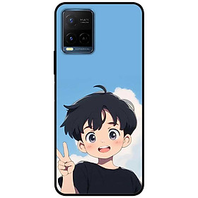 Ốp lưng cho Vivo Y12s - Y20 - Y20s - Y21 - Y21s - Y33 - Y33T - Ảnh Đôi Say Hi 1 - Hàng Chính Hãng