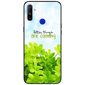 Ốp lưng dành cho Realme C3 mẫu Cỏ Xanh Và Chữ