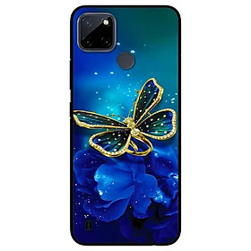 Ốp lưng dành cho Realme C21Y - C25Y mẫu Bướm Xanh