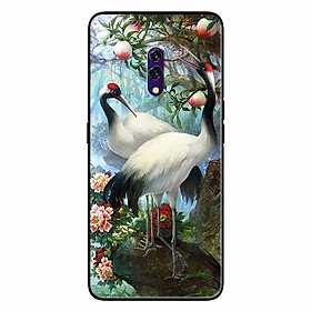 Ốp lưng in cho Realme X Cặp Đôi Hạc