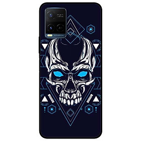 Ốp lưng dành cho Vivo Y21 - Vivo Y21s mẫu Đầu Lâu Mắt Xanh