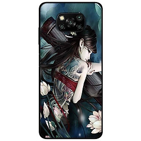 Ốp lưng dành cho Xiaomi Poco X3 mẫu Girl Tatto