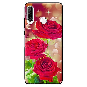 Ốp lưng in cho Huawei P30 Lite 3 Cành Hồng - Hàng chính hãng