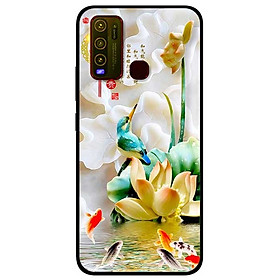 Ốp lưng dành cho Vivo Y30 mẫu Chim Hoa TRắng