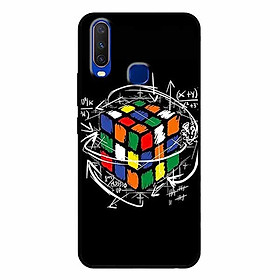 Ốp lưng in cho Vivo Y15 Rubik Toán Học