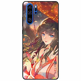 Ốp lưng dành cho Huawei P30 Pro mẫu Thiếu Nữ Mắt Xanh