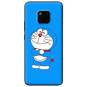 Ốp lưng in cho Huawei Mate 20 Pro mẫu Doremon Cười - Hàng chính hãng
