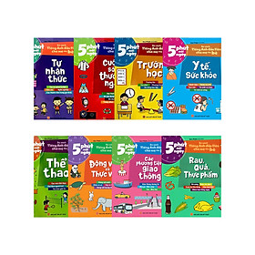 Bộ Sách Tiếng Anh Đầu Tiên Của Bé - 5 Phút Mỗi Ngày (Bộ 8 Cuốn)