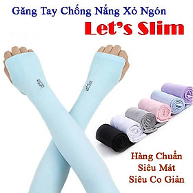 Găng tay chống nắng xỏ ngón cho nam nữ Let