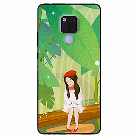 Ốp lưng dành cho Huawei Mate 20 mẫu Cô Gái Mũ Tiêu Đỏ