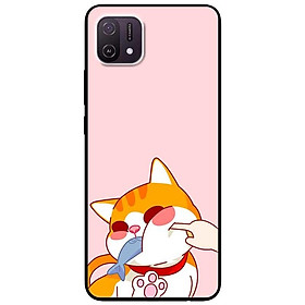 Ốp lưng dành cho Oppo A16K - Oppo A36 / A76 - Oppo Reno 7z 5G mẫu Mèo Ăn Cá