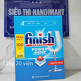 Viên rửa bát Finish all in one 120 viên
