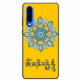 Ốp lưng in cho Huawei P30 Mẫu Om Mani Padme Hum