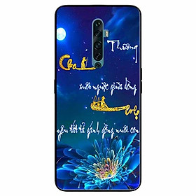 Ốp lưng in cho Oppo Reno 2Z Mẫu Thư Pháp Cha Mẹ