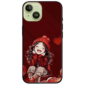 Ốp lưng cho IPhone 15 - 15 Plus - 15 Pro - 15 Pro Max - 16 - 16 Plus - 16 Pro - 16 Pro Max - Cô Gái Yêu Đời - Hàng Chính Hãng