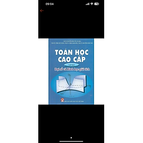 ￼Sách - Toán học cao cấp tập một ( Đại số và hình học giải tích )