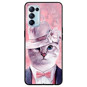 Ốp lưng dành cho Oppo Reno 5 mẫu Bà Mèo