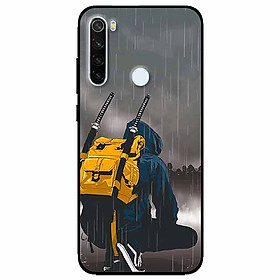 Ốp lưng in cho Xiaomi Redmi Note 8 Mẫu Dưới Mưa