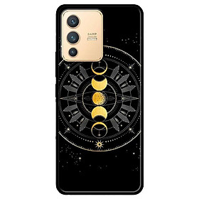Ốp lưng dành cho Vivo V23 5G / S12 - Vivo Y15s / Y15A - Trăng Vàng Đen