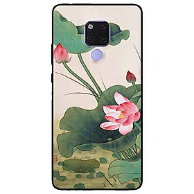 Ốp lưng in cho Huawei Mate 20 Mẫu Sen Vươn Lên