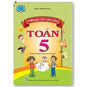 Sách - Phiếu bài tập cuối tuần Toán 5 - Cánh Diều