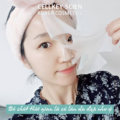 Hộp 10 Miếng Mặt Nạ Ngọc Trai Dưỡng Ẩm Trắng Da Ngăn Ngừa Lão Hóa Phục Hồi Da Dewytree Skin Derma Brightening Mask 230g