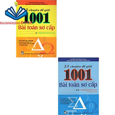 Sách - Combo 23 Chuyên Đề Giải 1001 Bài Toán Sơ Cấp - Tập 1 + 2 (Bộ 2 Cuốn)