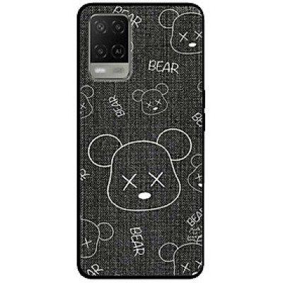 Ốp lưng cho Oppo A54 - A55 - A56 5G - A55s - A18 - A38 - A58 - Họa Tiết Gấu Xám - Hàng Chính Hãng