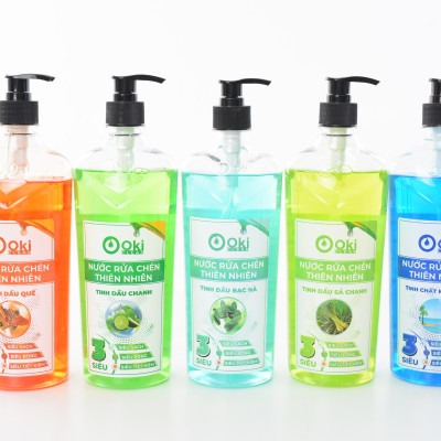 Nước rửa chén OKI Clean Thiên nhiên Tinh dầu Chanh 720g