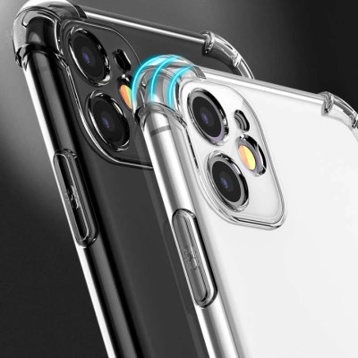 Ốp lưng cho các dòng iphone 7/8/Se2/SE3/7 Plus/ 8Plus/ X /Xs/ Xs max/ Xr / 11/ 11 pro/ 11 Pro Max/ 12 / 12 pro / 12 Pro Max/ 13 / 13 Pro / 13 Pro Max / 14 / 14 Pro / 14 Plus/ 14 Pro Max / 15 Pro Max trong suốt chống sốc bảo vệ camera sau- Hàng chính hãng