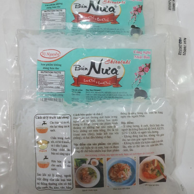 Combo 4 Gói Bún Nưa Vị Nguyên Das Keto 240g