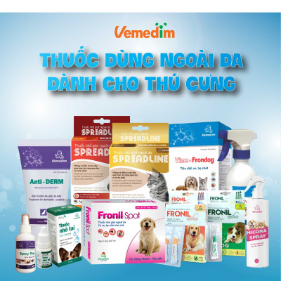 Vemedim B15 Rooster giúp tăng khối cơ, giảm căng thẳng, mệt mỏi, tăng cường đề kháng cho gà đá, chó, mèo, lọ 50 viên