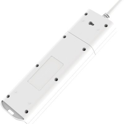 Ổ Cắm Điện Gongniu Đa Năng 4 Ổ 1 Công Tắc – Công Suất 10A/250/2500W – Trắng – Chính Hãng (V1040)