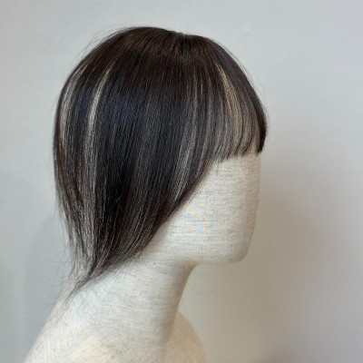 Mái 2in1 mái thưa tóc thậ.t nữ - Tóc Giả Vân Anh Wig