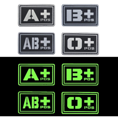 Patch_miếng dán nhóm máu PVC chiến thuật